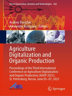 cover image of Agriculture Digitalization and Organic Production
